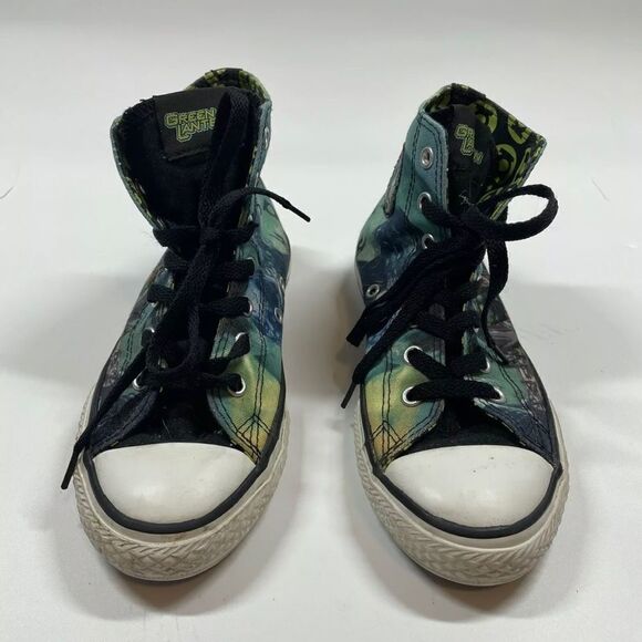 Green Lantern Converse High top All Star DC Comics Size 3 | eBay Converse The Green Lantern All-Stars Kids Youth Size 3 Chuck Taylor Marvel